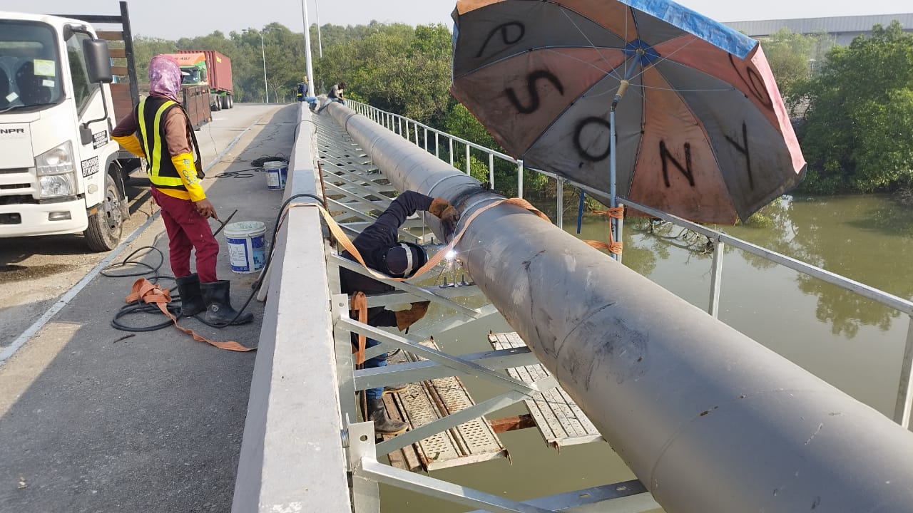 Overview of water reticulation and pumping system site