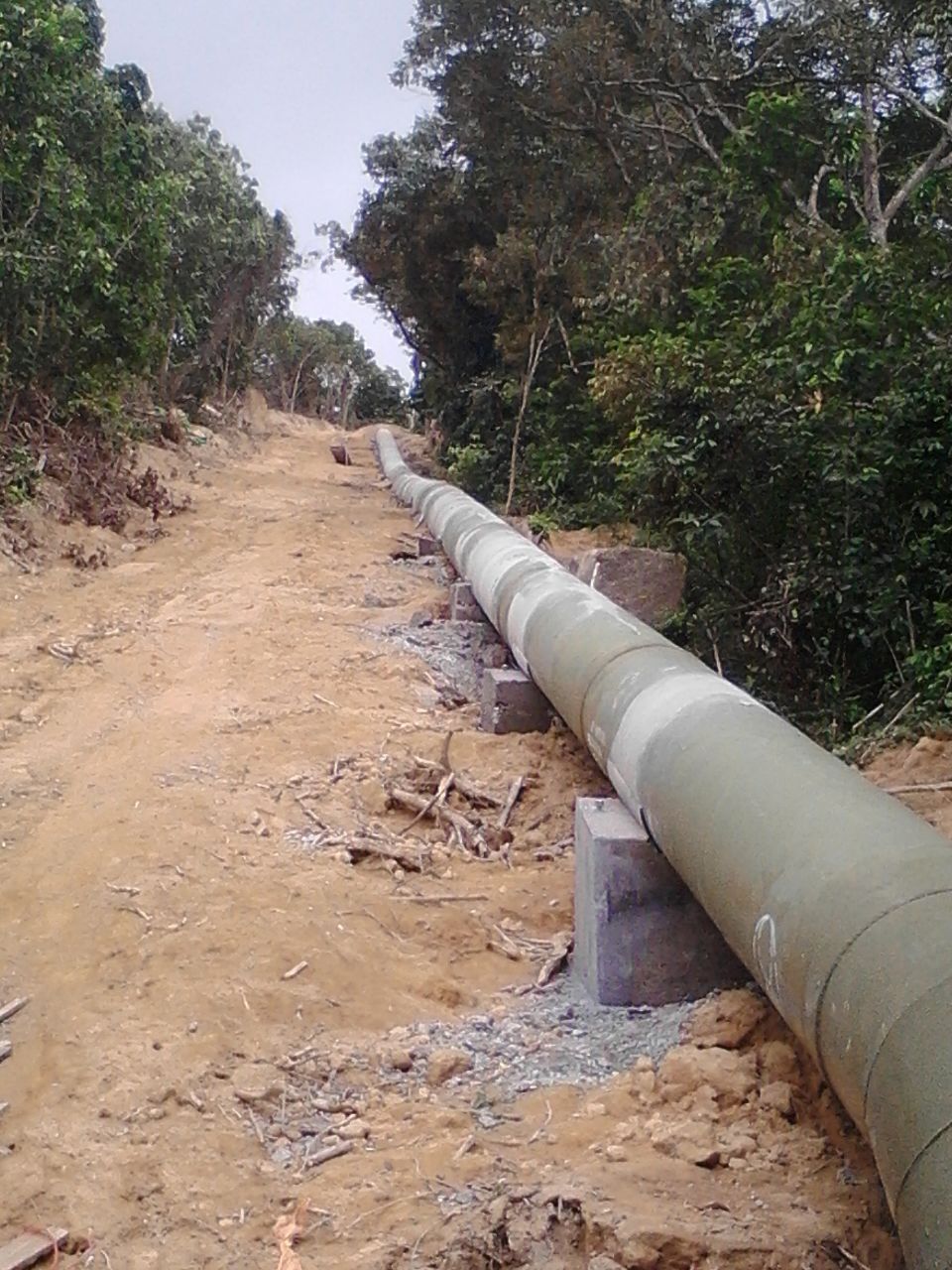 Water reticulation pipelines installation in Malaysia